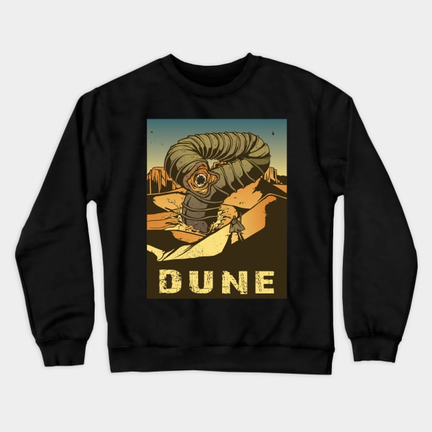 Dune Arrakis surf arrakis sci fi science fiction Crewneck Sweatshirt by JayD World